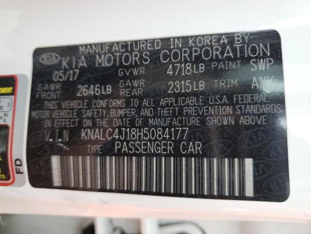 2017 KIA CADENZA PR - KNALC4J18H5084177
