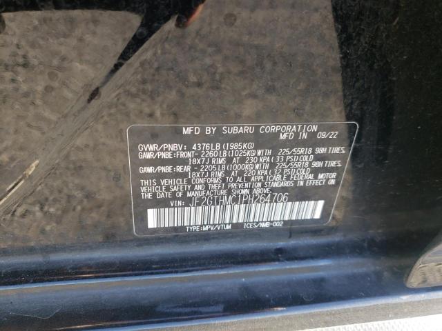 JF2GTHMC1PH264706 Subaru Crosstrek Limited