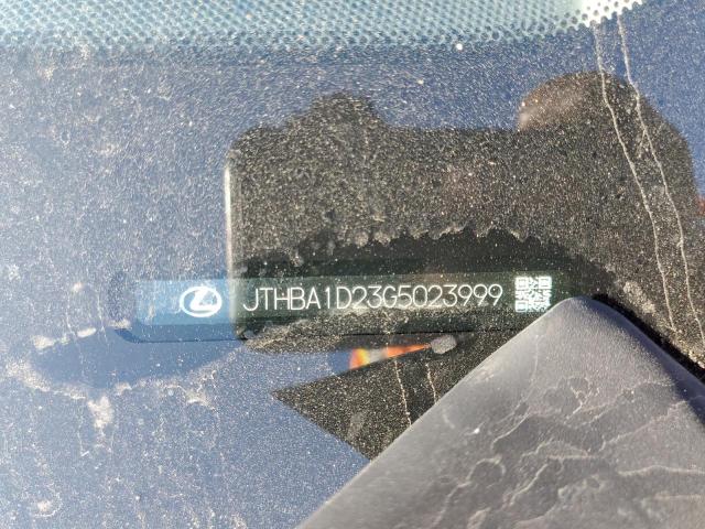 JTHBA1D23G5023999 Lexus IS 200T