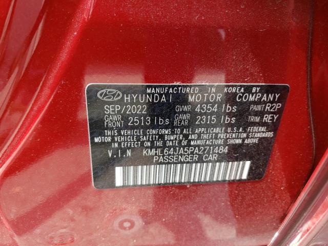 KMHL64JA5PA271484 Hyundai SONATA SEL