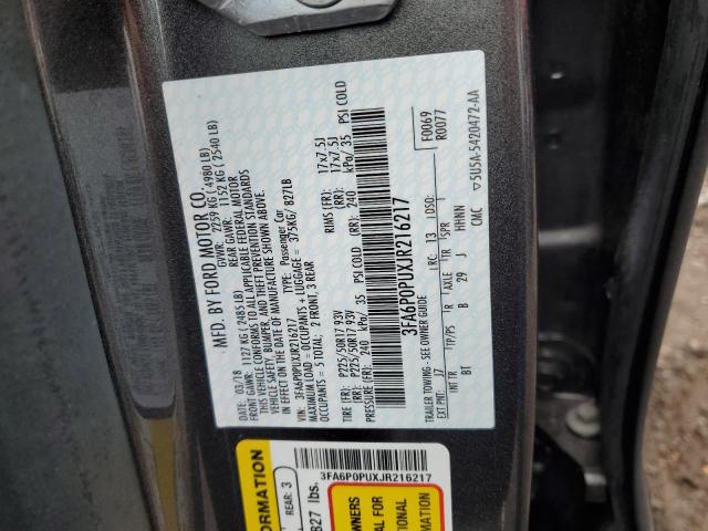 3FA6P0PUXJR216217 2018 FORD FUSION - Image 12