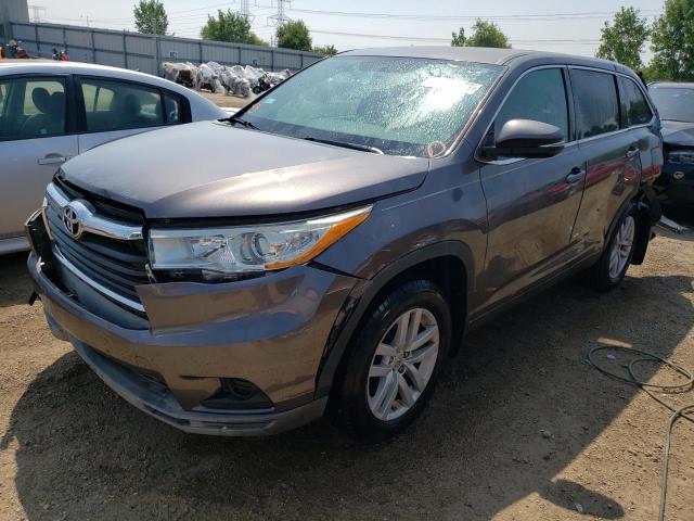 VIN 5TDBKRFH1ES043643 2014 Toyota Highlander, LE no.1