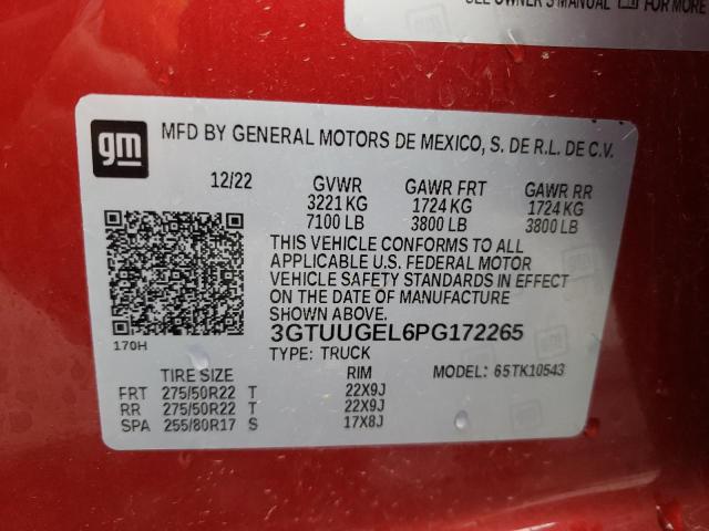 3GTUUGEL6PG172265 GMC Sierra K1500 Denali