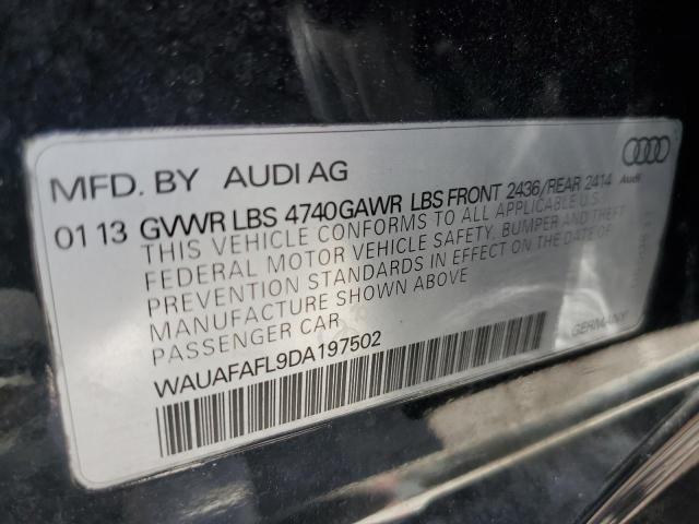 VIN WAUAFAFL9DA197502 2013 Audi A4, Premium no.12