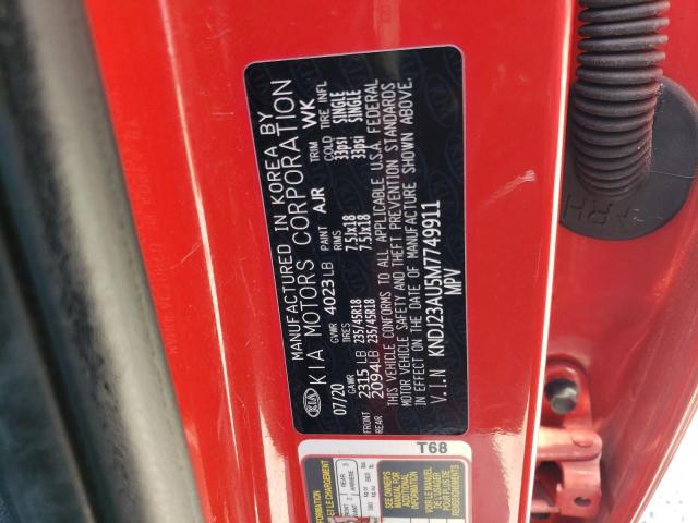 KNDJ23AU5M7749911 KIA SOUL LX