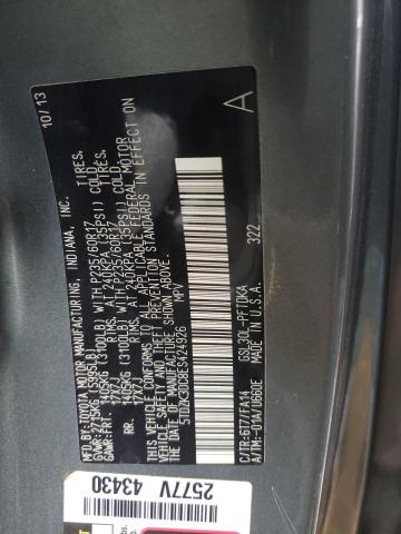 5TDZK3DC8ES424926 Toyota SIENNA