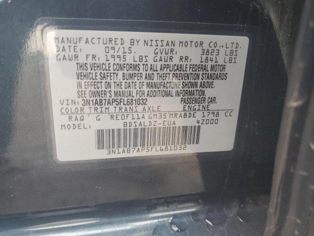 3N1AB7AP5FL681032 Nissan SENTRA S