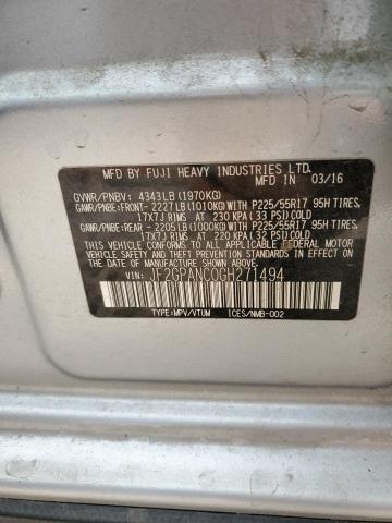 JF2GPANC0GH271494 Subaru Crosstrek Limited