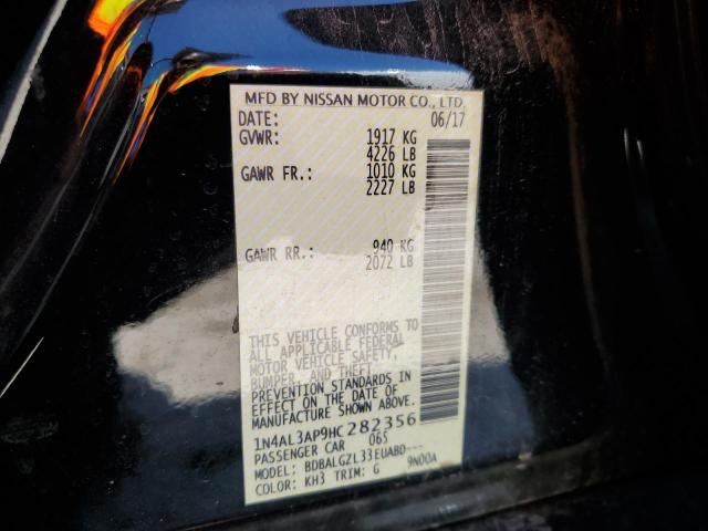1N4AL3AP9HC282356 Nissan ALTIMA 2.5