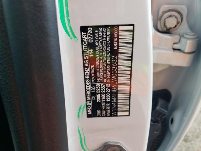 W1N4M4HB6LW033632 Mercedes-Benz Glb 250 4matic