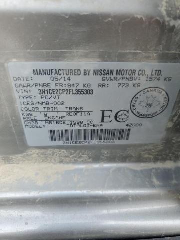 2015 NISSAN VERSA NOTE - 3N1CE2CP2FL355303