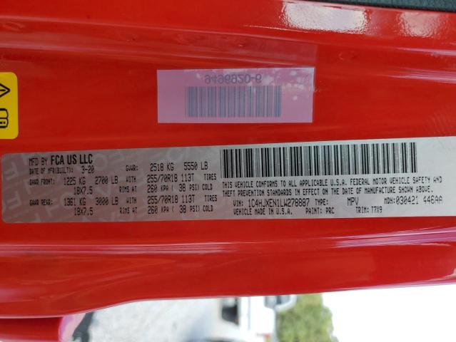 1C4HJXEN1LW278887 Jeep Wrangler Unlimited Sahara