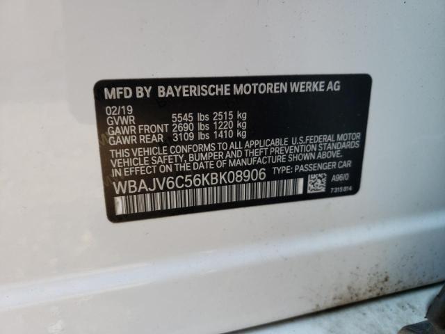 2019 BMW 640 XIGT - WBAJV6C56KBK08906