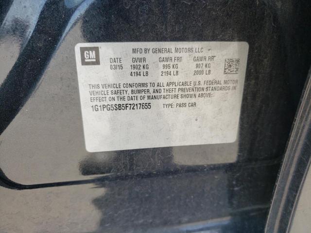 2015 CHEVROLET CRUZE LTZ - 1G1PG5SB5F7217655