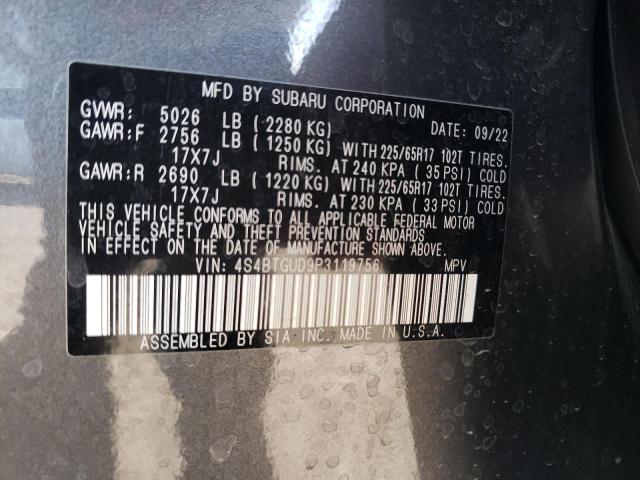 4S4BTGUD9P3119756 Subaru Outback Wilderness