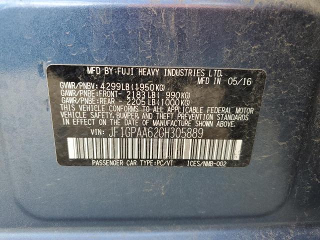 JF1GPAA62GH305889 Subaru Impreza