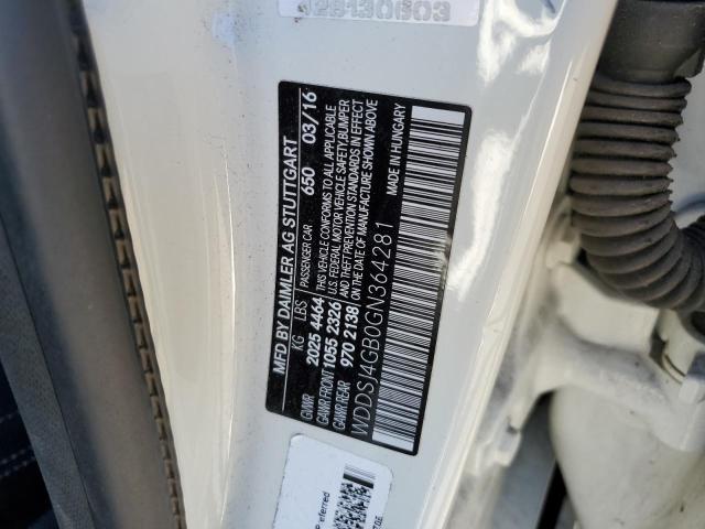 WDDSJ4GB0GN364281 Mercedes-Benz CLA 250 4MATIC