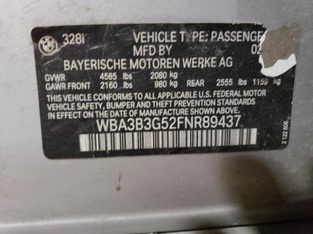 WBA3B3G52FNR89437 BMW 328 XI