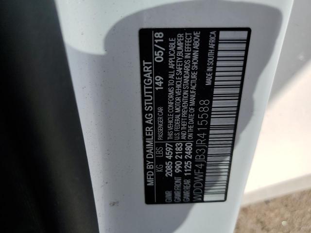 WDDWF4JB3JR415588 Mercedes-Benz C 300