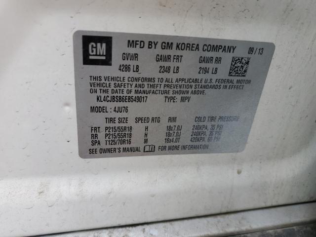 KL4CJBSB6EB549017 Buick Encore Convenience