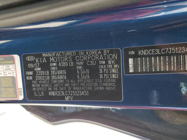 2018 KIA NIRO TOURI - KNDCE3LC7J5123451