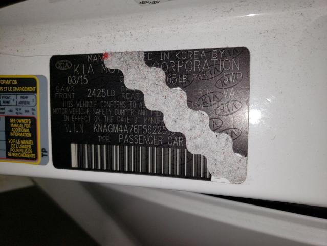 2015 KIA OPTIMA LX - KNAGM4A76F5622519