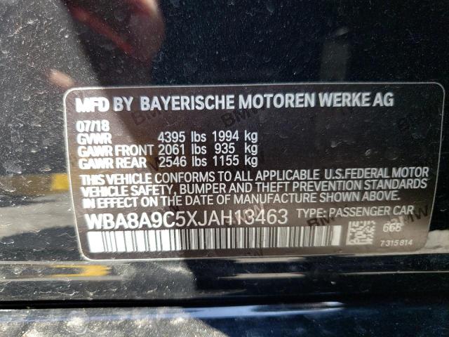 WBA8A9C5XJAH13463 BMW 320 I