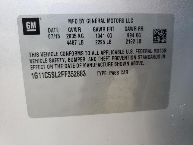 1G11C5SL2FF352883 Chevrolet MALIBU 1LT