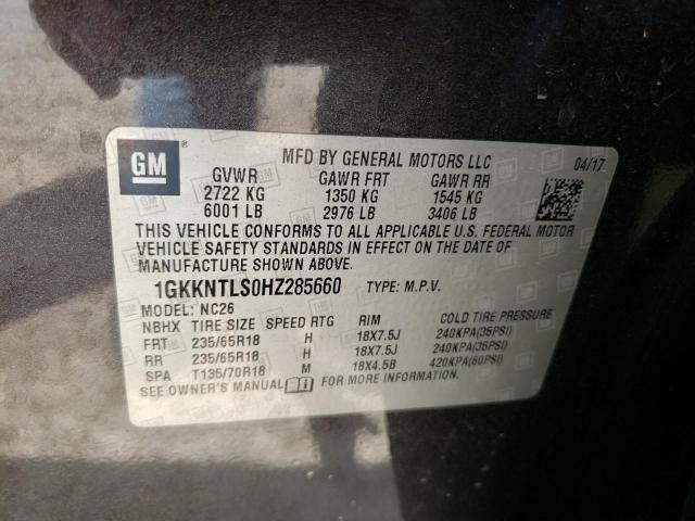 1GKKNTLS0HZ285660 GMC Acadia All Terrain