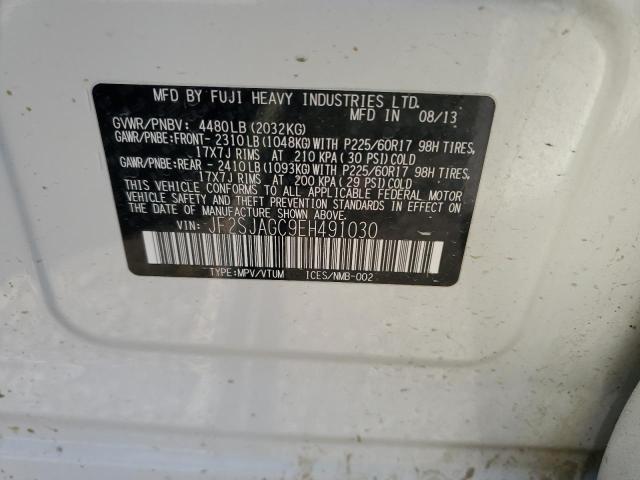 JF2SJAGC9EH491030 Subaru Forester 2.5i Premium