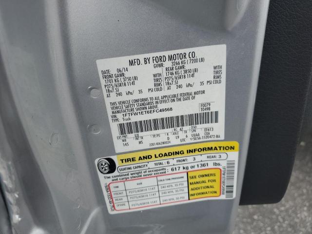 1FTFW1ET6EFC49568 Ford F150 Supercrew