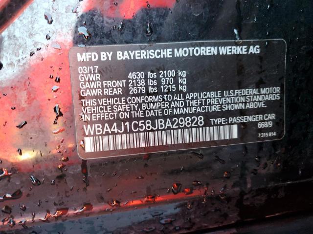 WBA4J1C58JBA29828 BMW 430i Gran Coupe