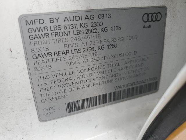 VIN WA1UFAFL5DA217593 2013 Audi A4, Premium Plus no.12