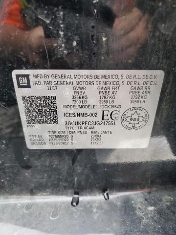 2018 CHEVROLET SILVERADO - 3GCUKPEC3JG247551