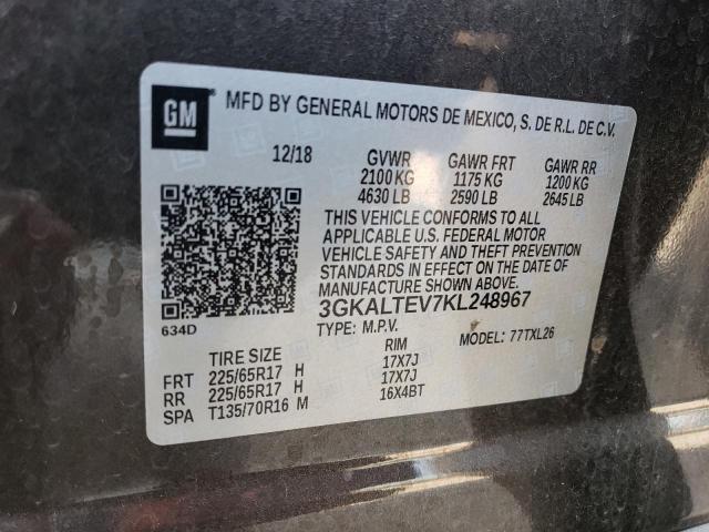 3GKALTEV7KL248967 GMC Terrain Sle
