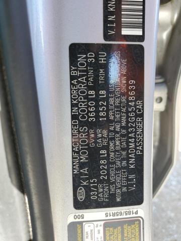 KNADM4A32G6548639 KIA RIO LX