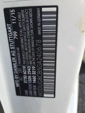 WDDUG8CB5GA240678 Mercedes-Benz S 550