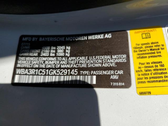 WBA3R1C51GK529145 BMW 435 I