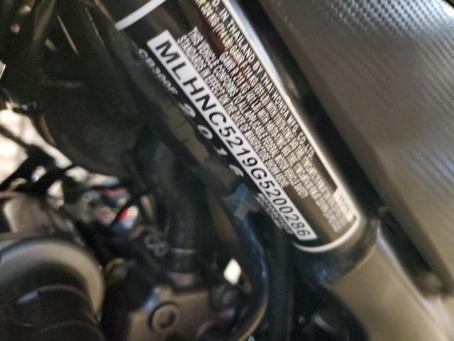 2016 HONDA CB300 F MLHNC5219G5200286