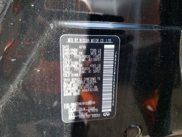JN8AZ2NE6K9236746 Infiniti QX80 LUXE