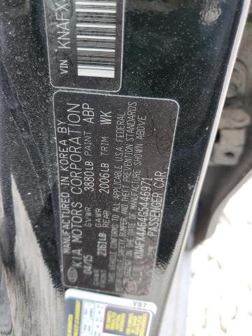 KNAFX4A64G5446971 KIA FORTE LX