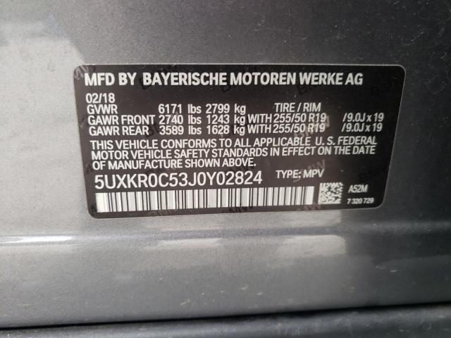 5UXKR0C53J0Y02824 2018 BMW X5 - Image 13