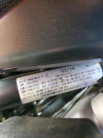 2016 YAMAHA FZ07 JYARM06E9GA009116