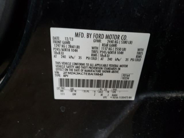 2FMDK3KC7EBA19845 Ford Edge Limited