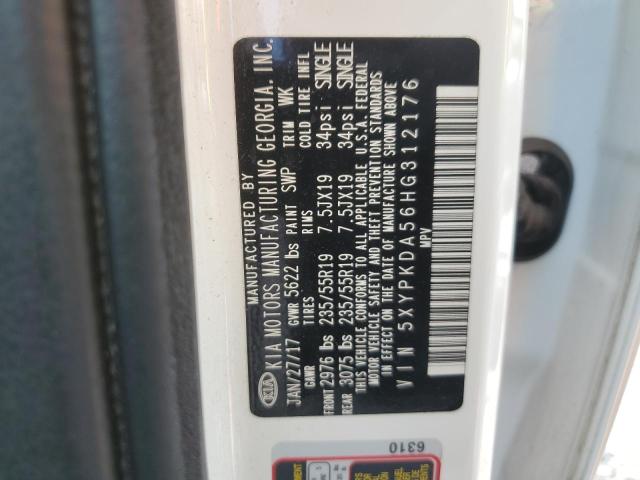 5XYPKDA56HG312176 KIA SORENTO SX