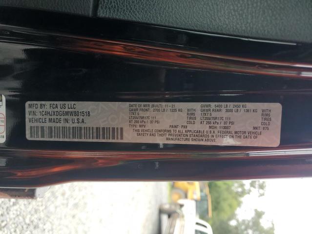 1C4HJXDG6MW801518 Jeep Wrangler Unlimited Sport