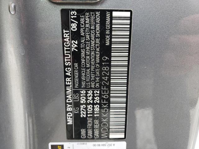WDDKK5KF6EF242819 Mercedes-Benz E 350