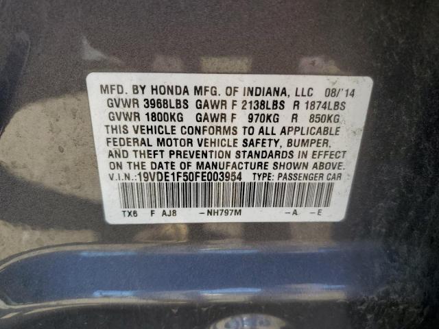 2015 ACURA ILX 20 PRE - 19VDE1F50FE003954