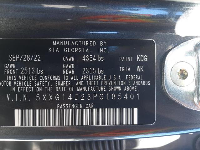 5XXG14J23PG185401 KIA K5 LXS