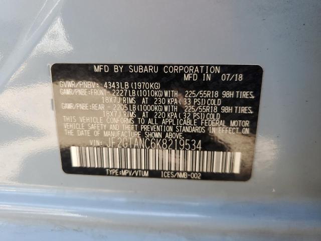 JF2GTANC6K8219534 Subaru Crosstrek Limited